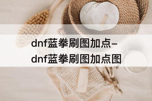 dnf蓝拳刷图加点-dnf蓝拳刷图加点图