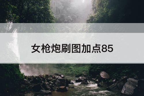 女枪炮刷图加点85