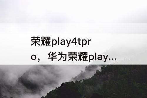 荣耀play4tpro，华为荣耀play4tpro屏幕哪产的