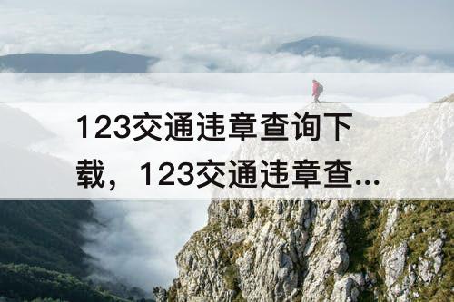 123交通违章查询下载，123交通违章查询下载安装泰州