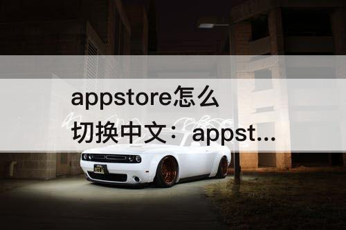 appstore怎么切换中文：appstore怎么切换中文商店