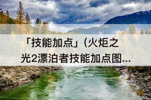 「技能加点」(火炬之光2漂泊者技能加点图)