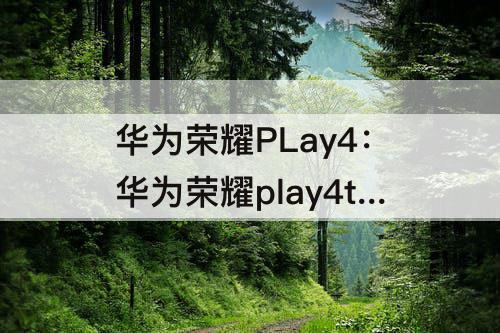 华为荣耀PLay4：华为荣耀play4tpro屏幕刷新率