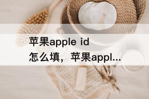 苹果apple  id怎么填，苹果apple  id怎么填写才正确