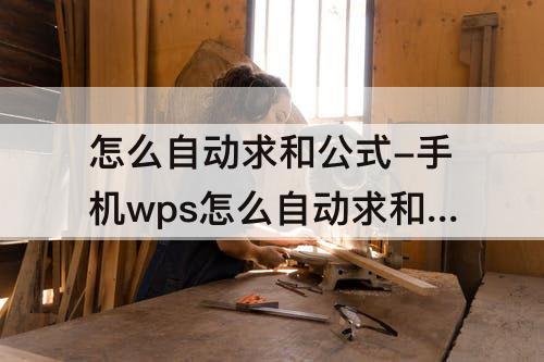 怎么自动求和公式-手机wps怎么自动求和公式