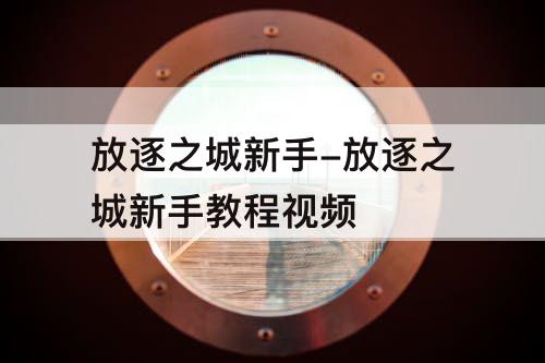 放逐之城新手-放逐之城新手教程视频