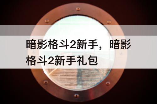 暗影格斗2新手，暗影格斗2新手礼包