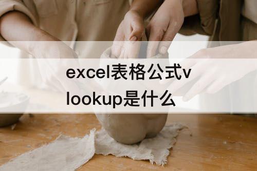 excel表格公式vlookup是什么