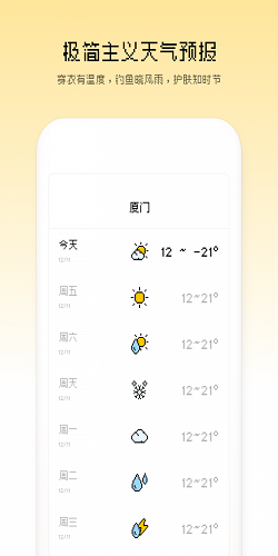 像素天气app